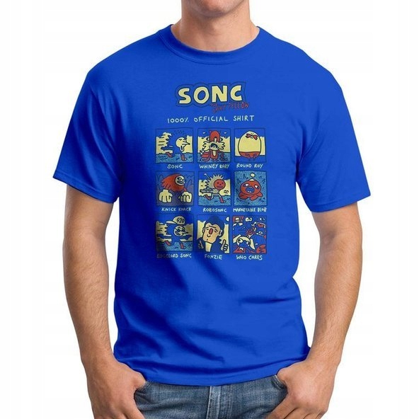

Koszulka T-Shirt Ugly Blue Hedgehog L