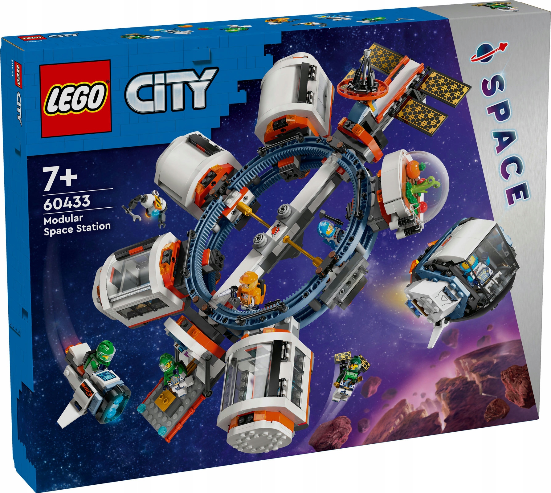 Lego City Space 60433 Modułowa Stacja Kosmiczna zestaw klocków +7 lat