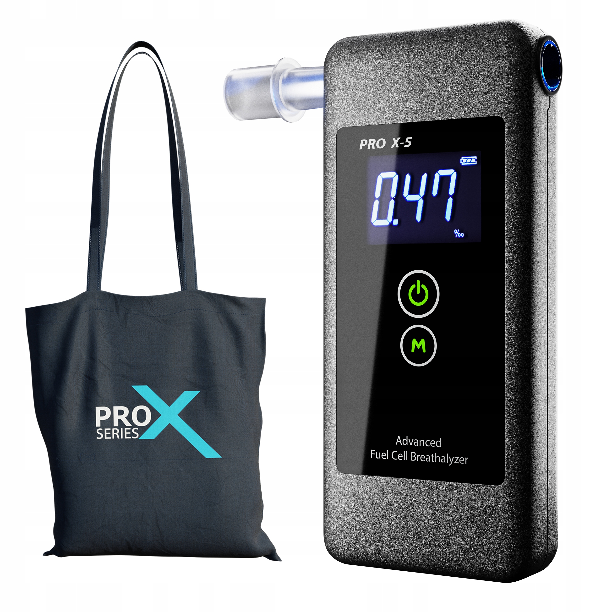 Alkomat Pro X-5 přesný Elektrochemický Originální Kalibrace pouzdro