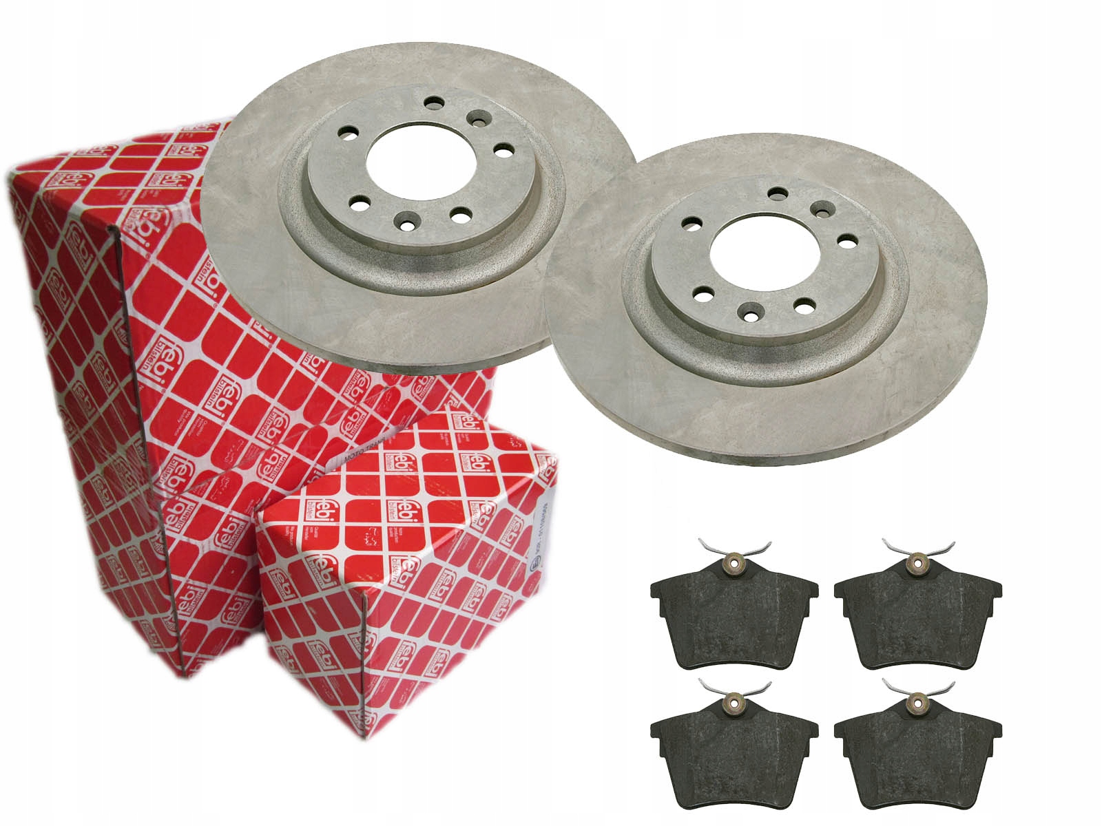 Диски + колодки Febi задний PEUGEOT 407 CITROEN C5