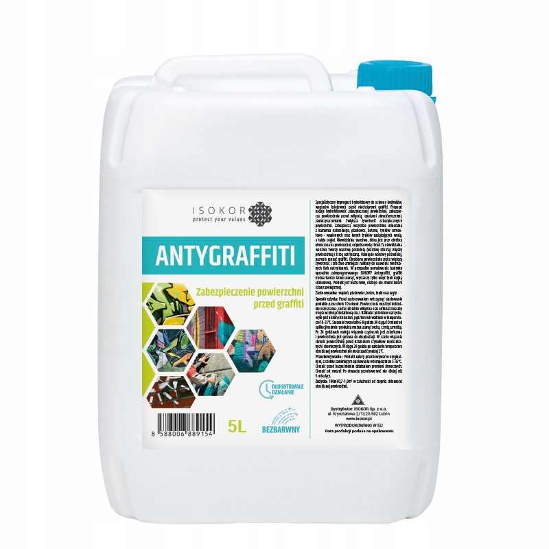 

Antygraffiti Powłoka Ochronna 5L Isokor