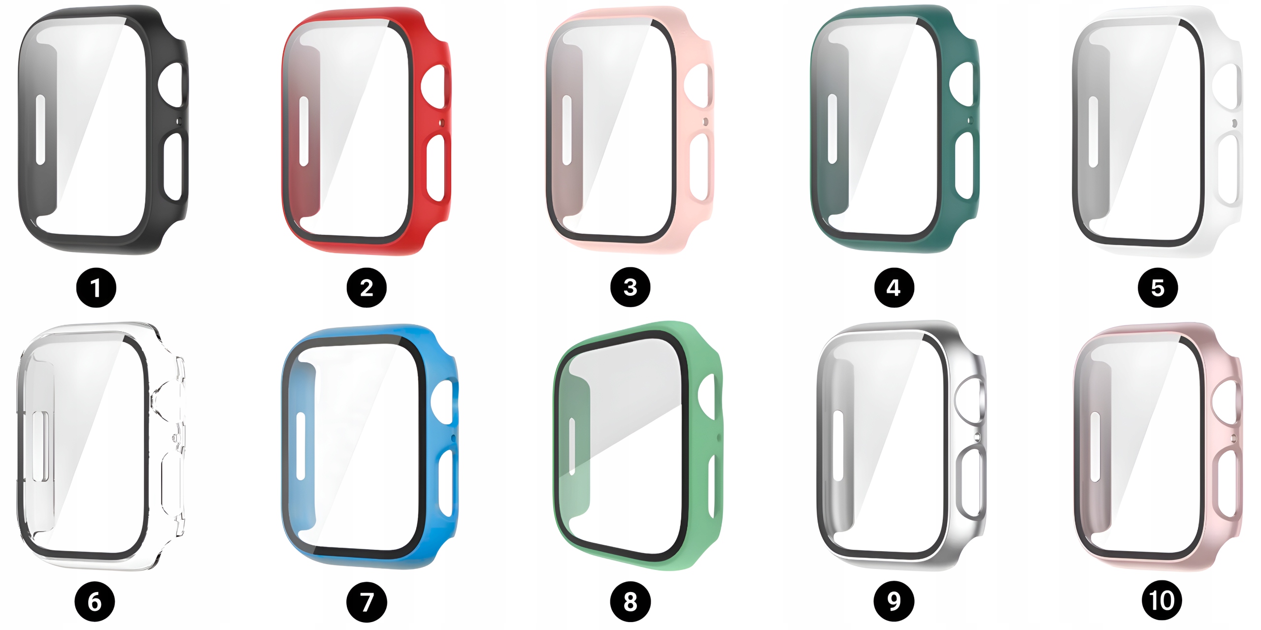 ETUI + SZKŁO 2w1 DO APPLE WATCH 7/8/9 45 mm OBUDOWA NAKŁADKA CASE|KOLORY EAN (GTIN) 5904921158107