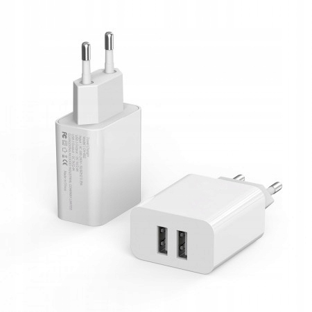 

Ładowarka sieciowa zasilacz 2 x Usb