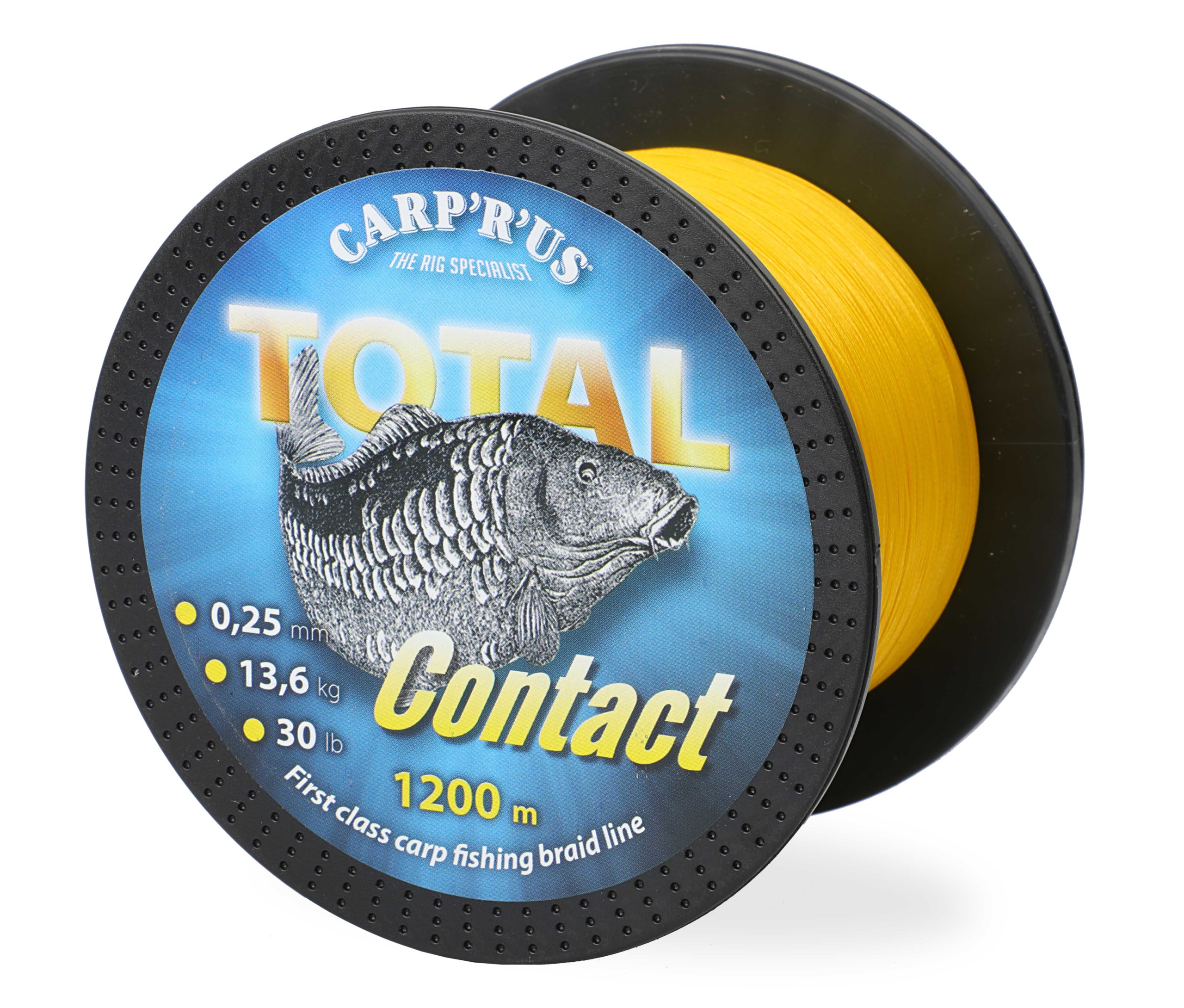 Šňůra Carp'R'Us 0,18MM 1200M Total Contact Braid Karpiowa