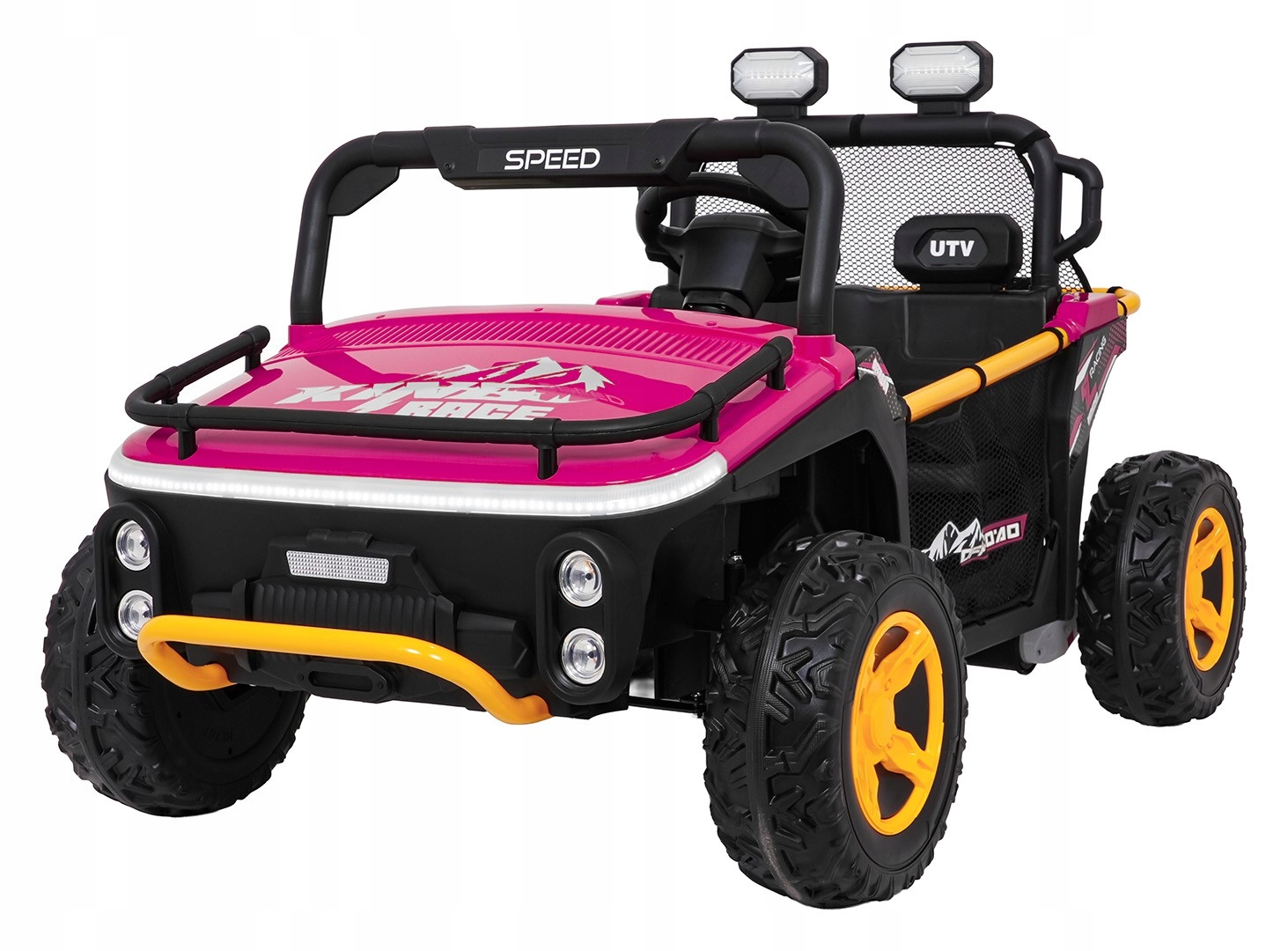 Duże 2 Os. Auto Na Akumulator Buggy Utv 24V Pilot Skóra Pianka Eva Bluetoot