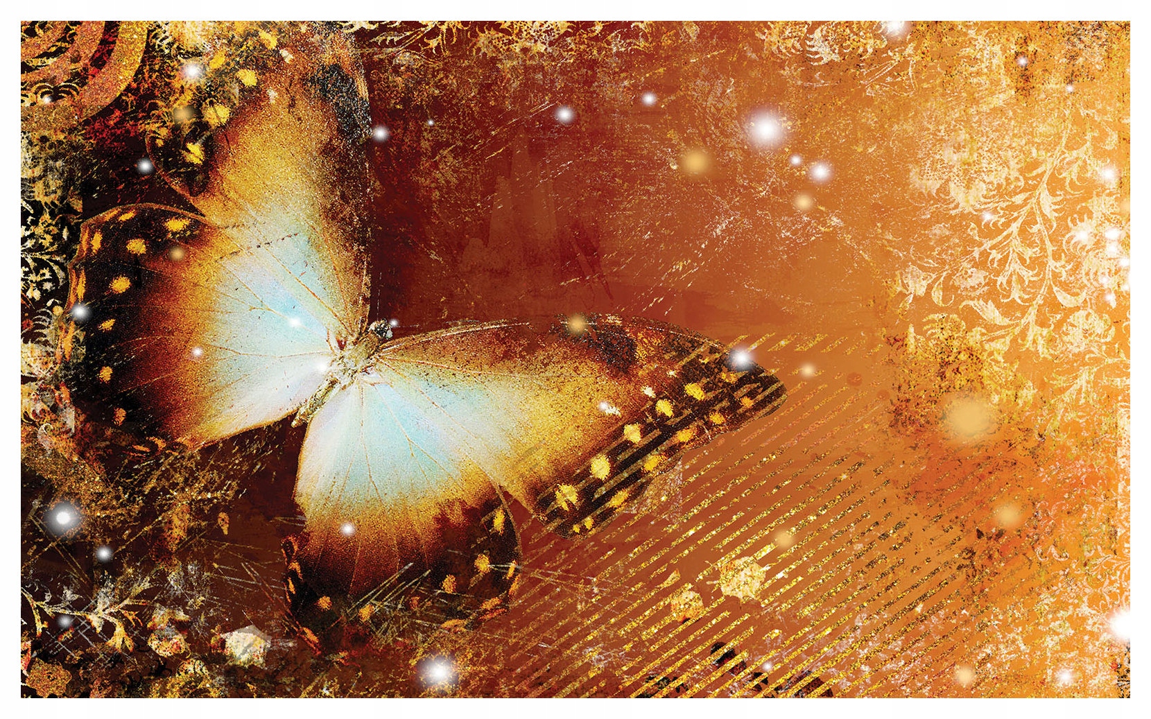 Fototapeta Motýl Abstrakt Boho styl vinylová do ložnice 312x219 lepidlo