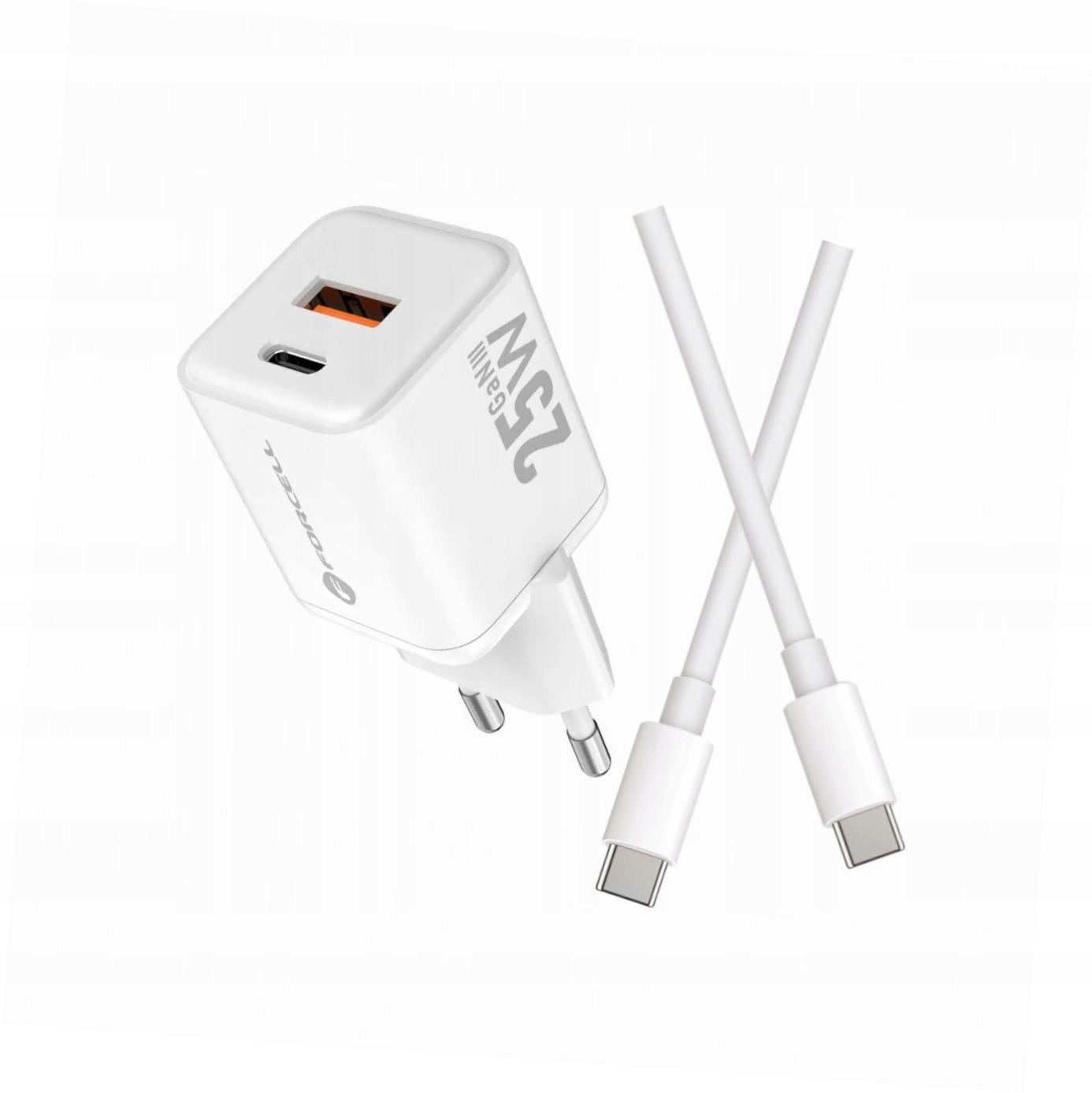 Szybka ładowarka Gan 25W z długim kablem Usb-c do Samsung Galaxy A42 5G