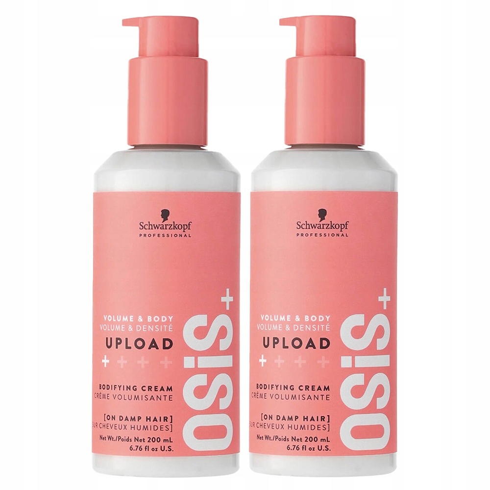 Schwarzkopf Osis+ Upload krém dodávající objem vlasům Sada 2 x 200 Ml