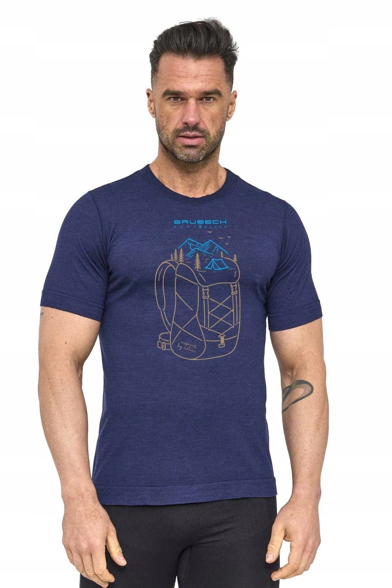 Pánské trekové tričko Brubeck Outdoor Wool Pro SS1456M XXL