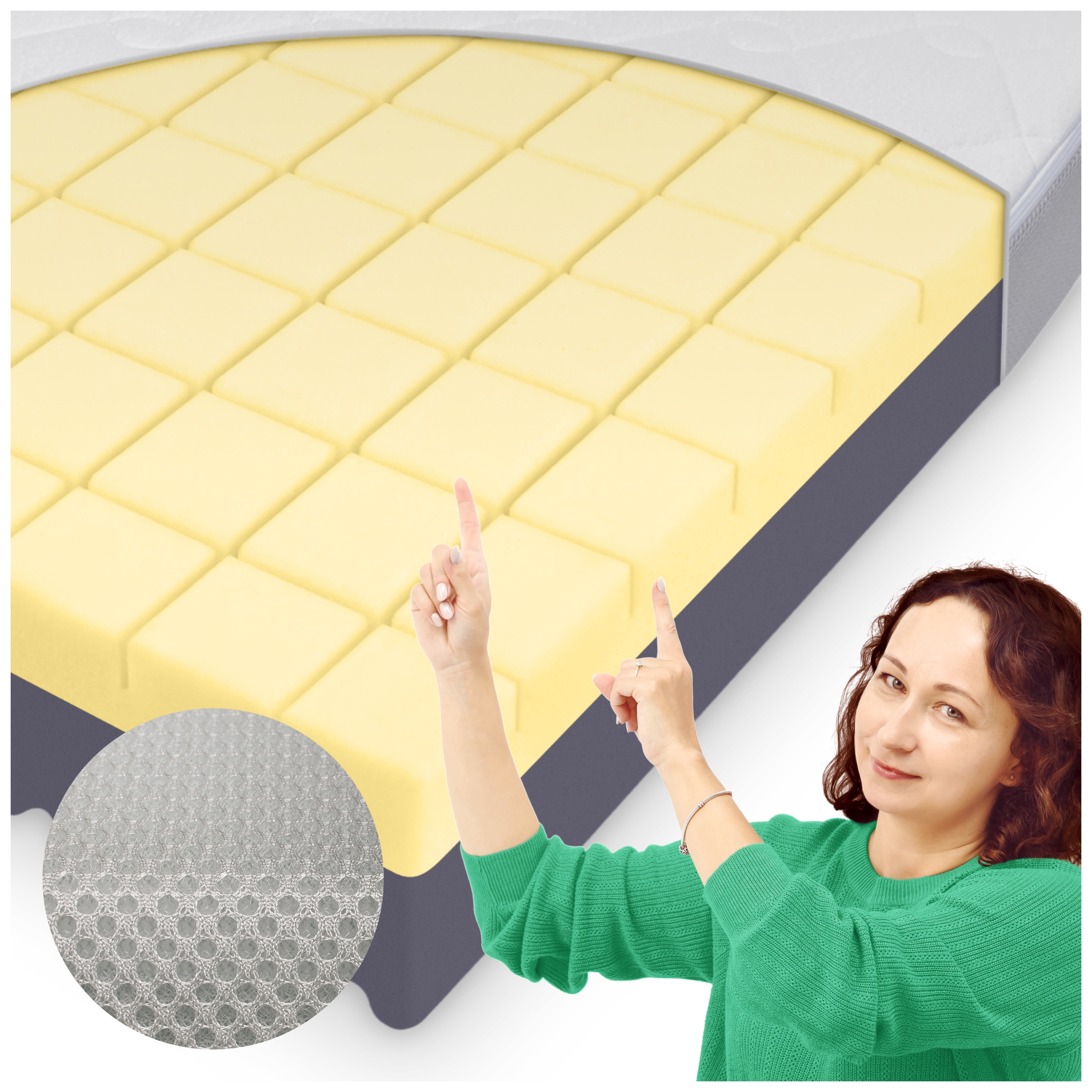 Matrac 120x200 Fizjomax Tvrdý H2 H3 200x120 Penový Mama Fyzioterapeut