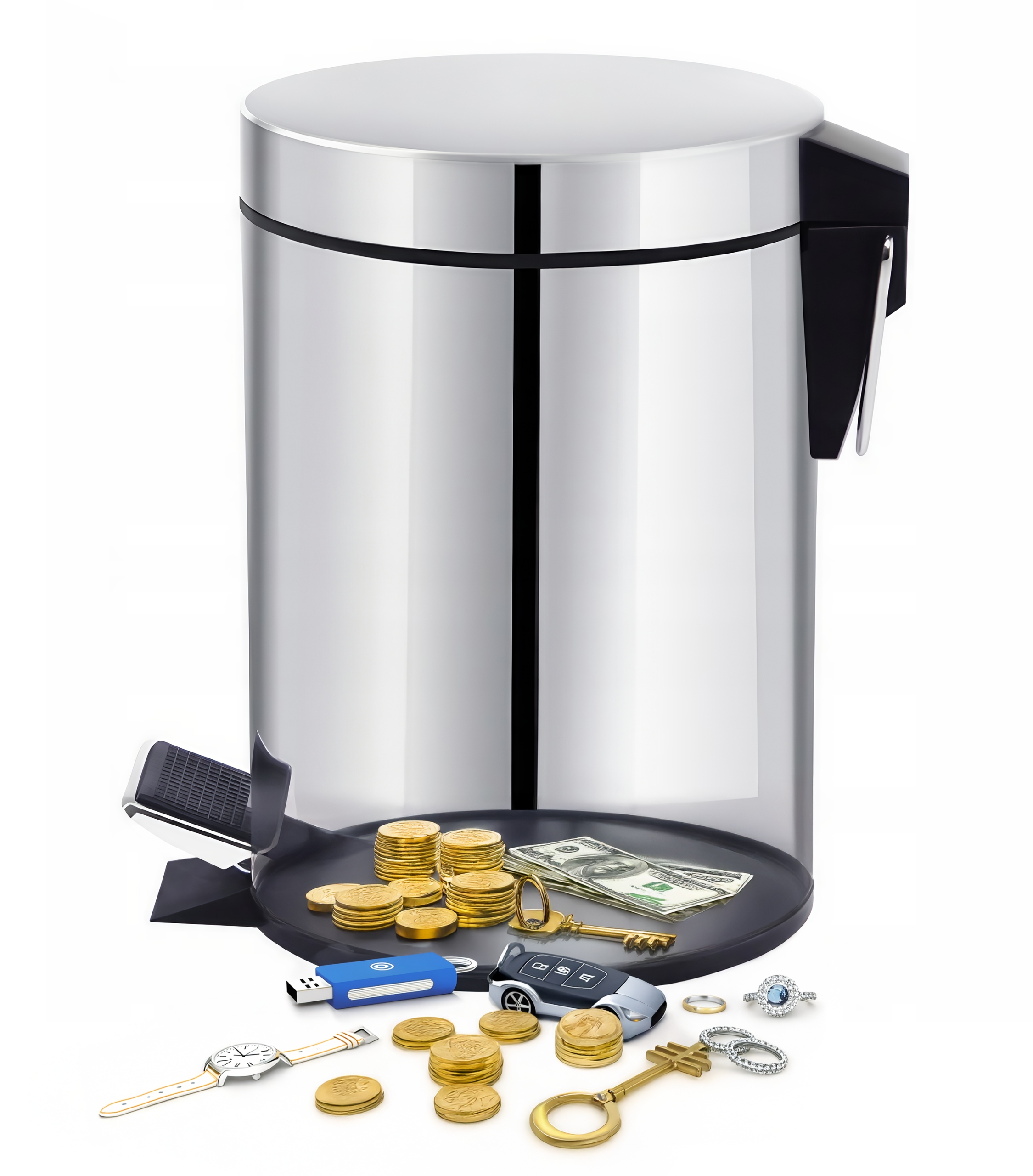 Kosz Ukryty Sejf Tajna Skrytka Na Pieniądze Schowek Na Kosztowności Kasetka