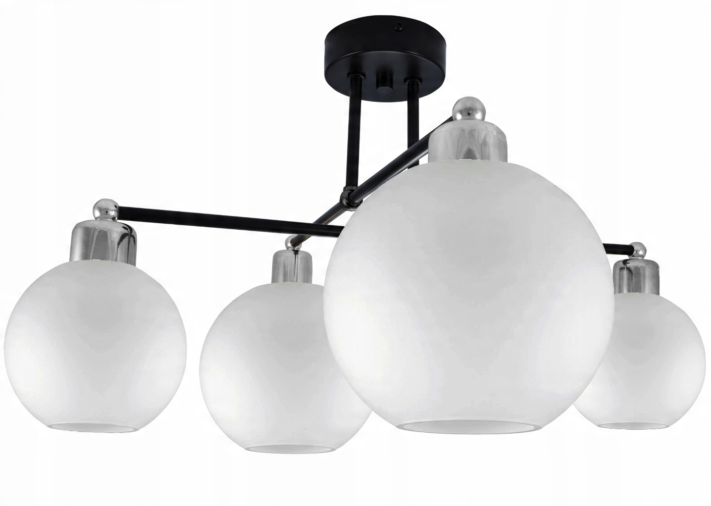 

Nowoczesna Lampa Wisząca Żyrandol Plafon Szkło