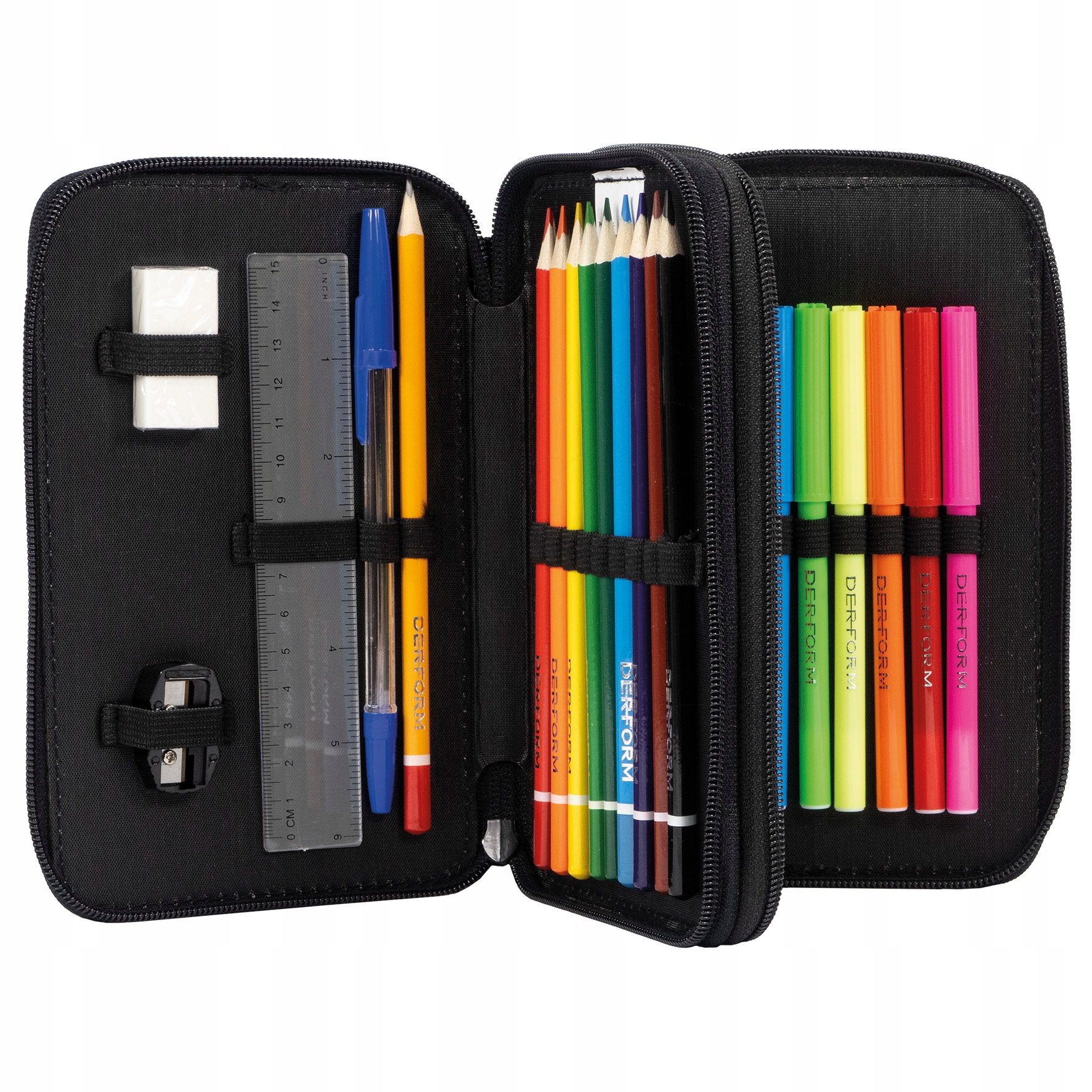 Piórnik 2 zamki wyposażony BackUp PB6DW52 DERFORM Marka Back Up