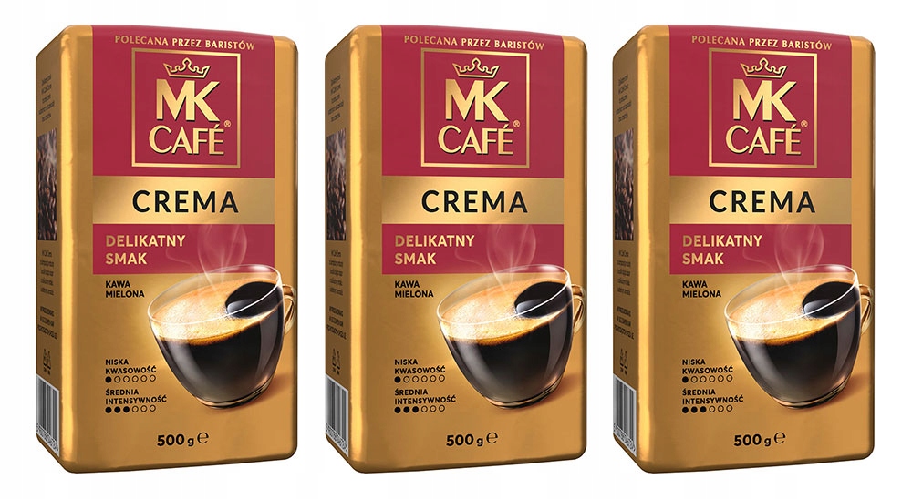 Kawa mielona Mk Cafe Crema 500g 3 szt. (1,5 kg)