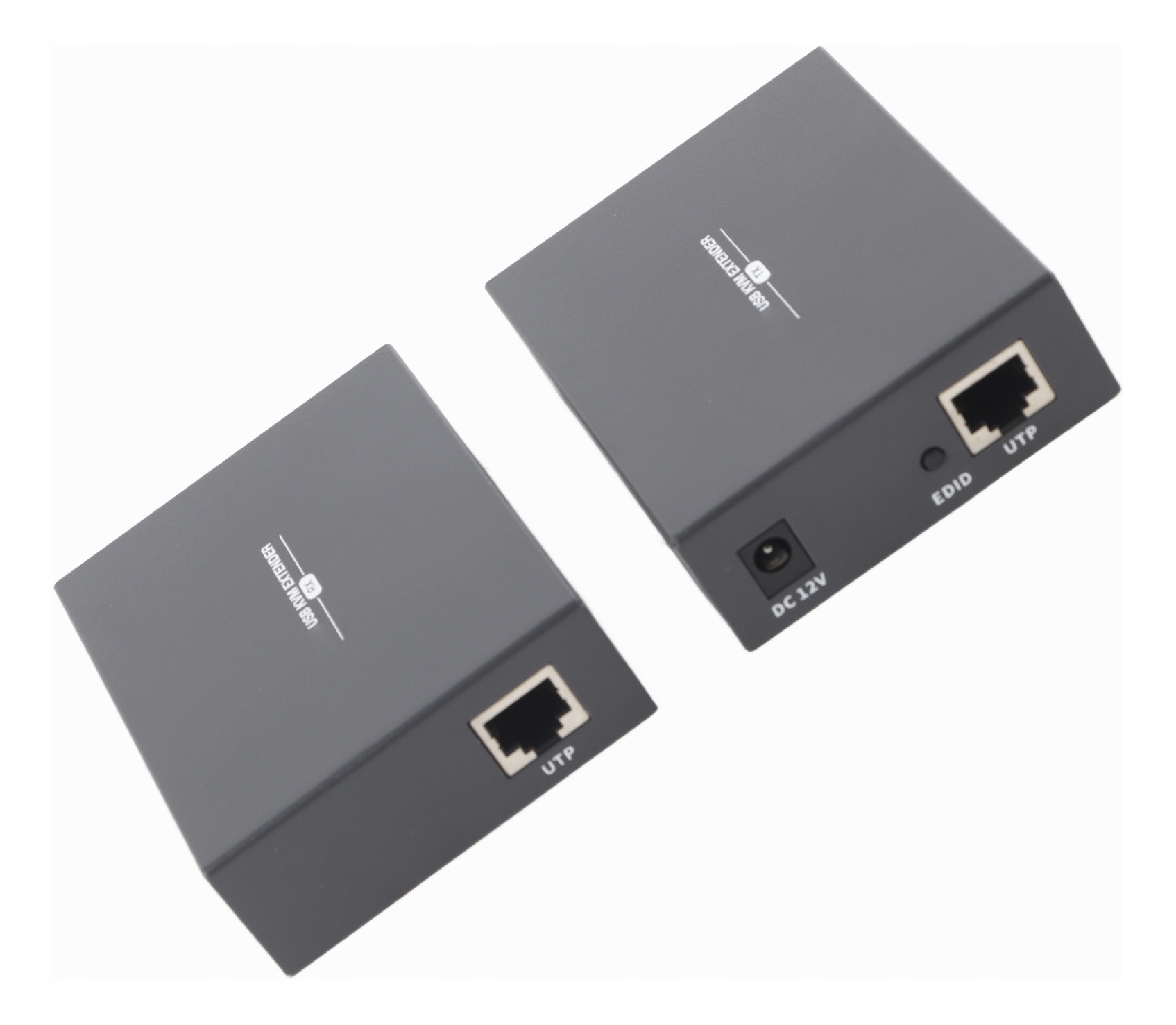 Černý Prodlužovač Extender na Hdmi 1080p Vysílač Kvm