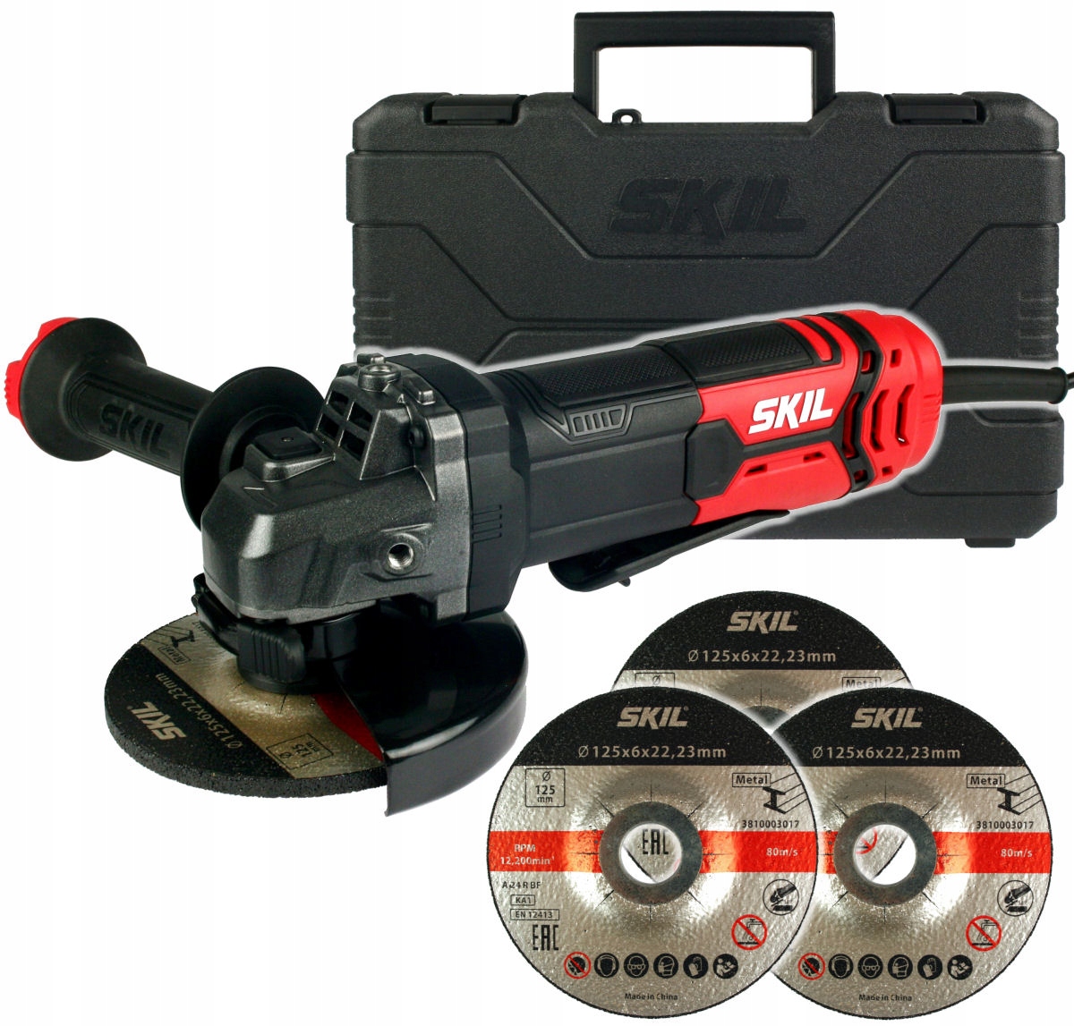 

Szlifierka Kątowa 125mm 720W Skil Walizka