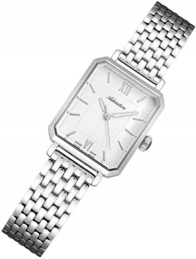 Švýcarské Dámské Hodinky Adriatica A3838.5163Q Obdélníkové Slim Mini