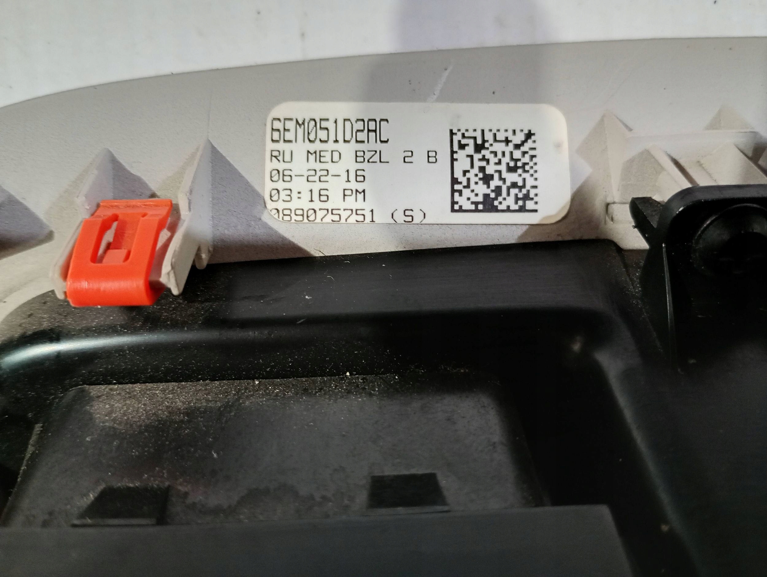 Tunel Handschuhfach Armaturenbrett konsole Usb Aux Chrysler Pacifica 2017