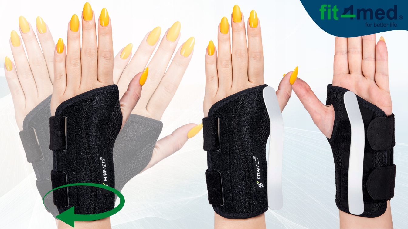 ORTEZA NADGARSTKA STABILIZATOR XL USZTYWNIACZ Model FIT052