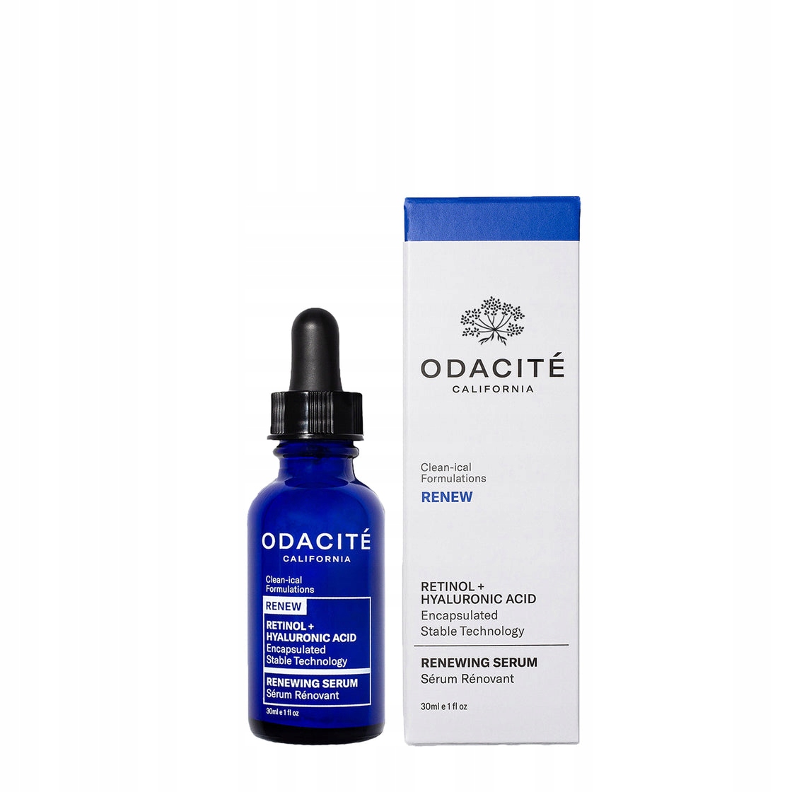 Odacite Renew Retinol Kyselina hyaluronová Sérum na známky stárnutí 30 ml