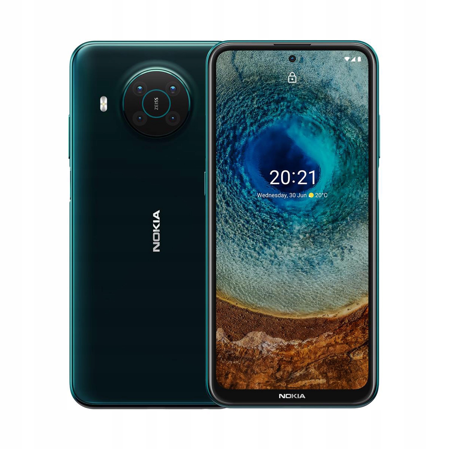 

Smartfon Nokia X10 6 128GB Dual Sim 5G zielony LCD
