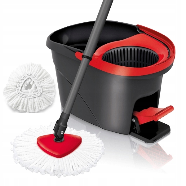 Wiadro i mop obrotowy Vileda Easy Wring & Clean Zestaw 2 wkłady Classic