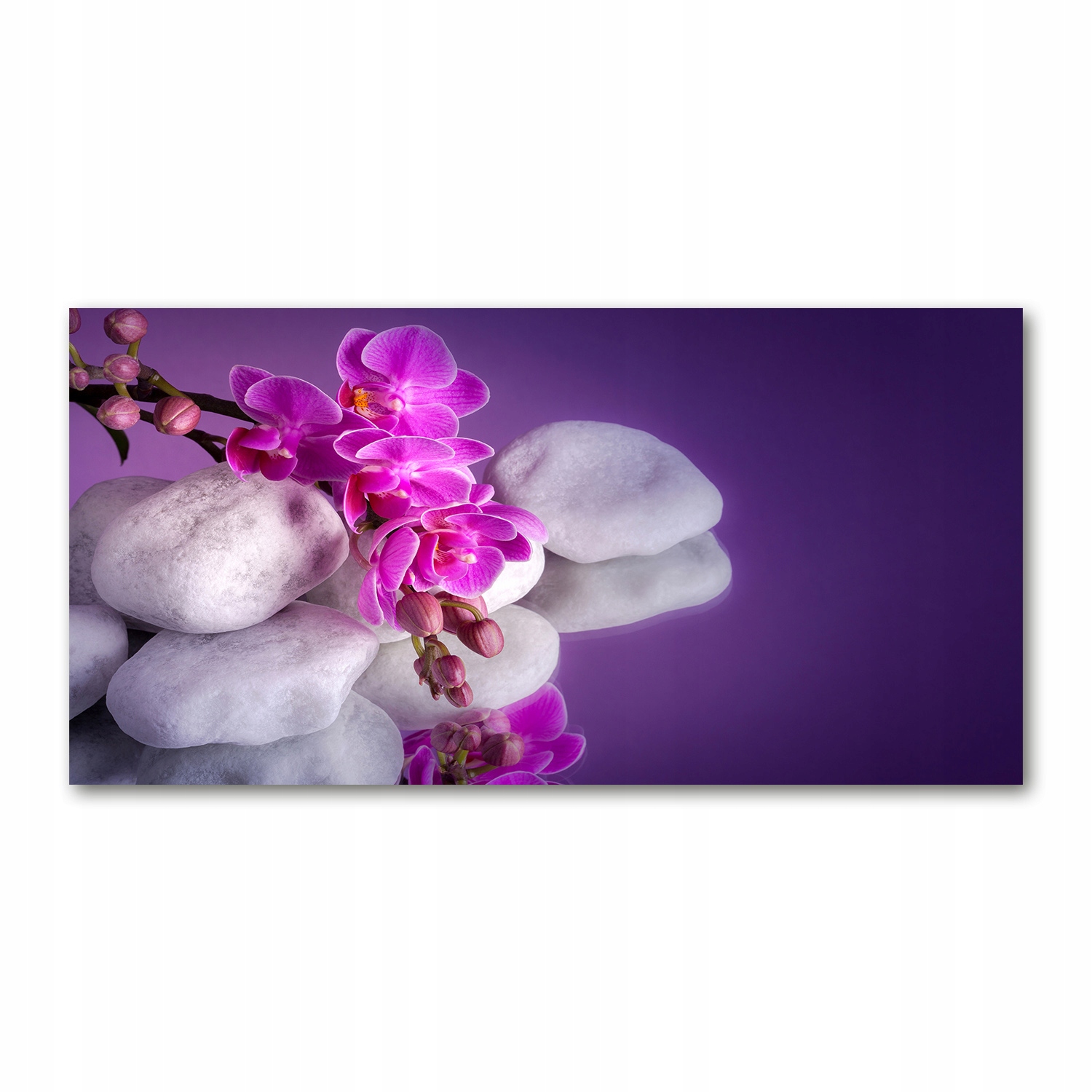 

Foto obraz duży akryl nowoczesny Orchidea 120X60cm