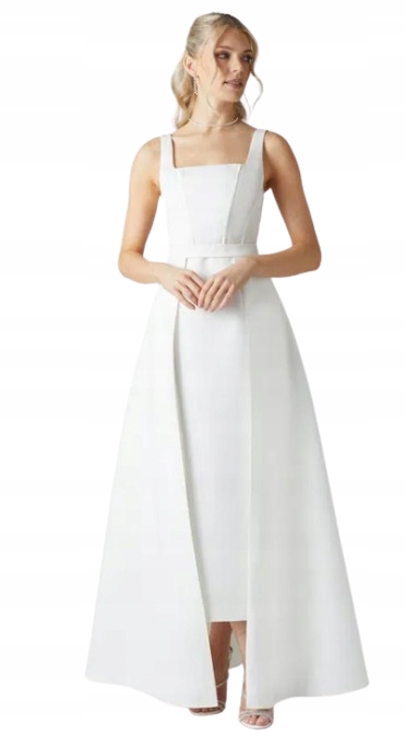 Coast Bílá Svatební Sukně S Širokými Ramínky 46 1 Hkp