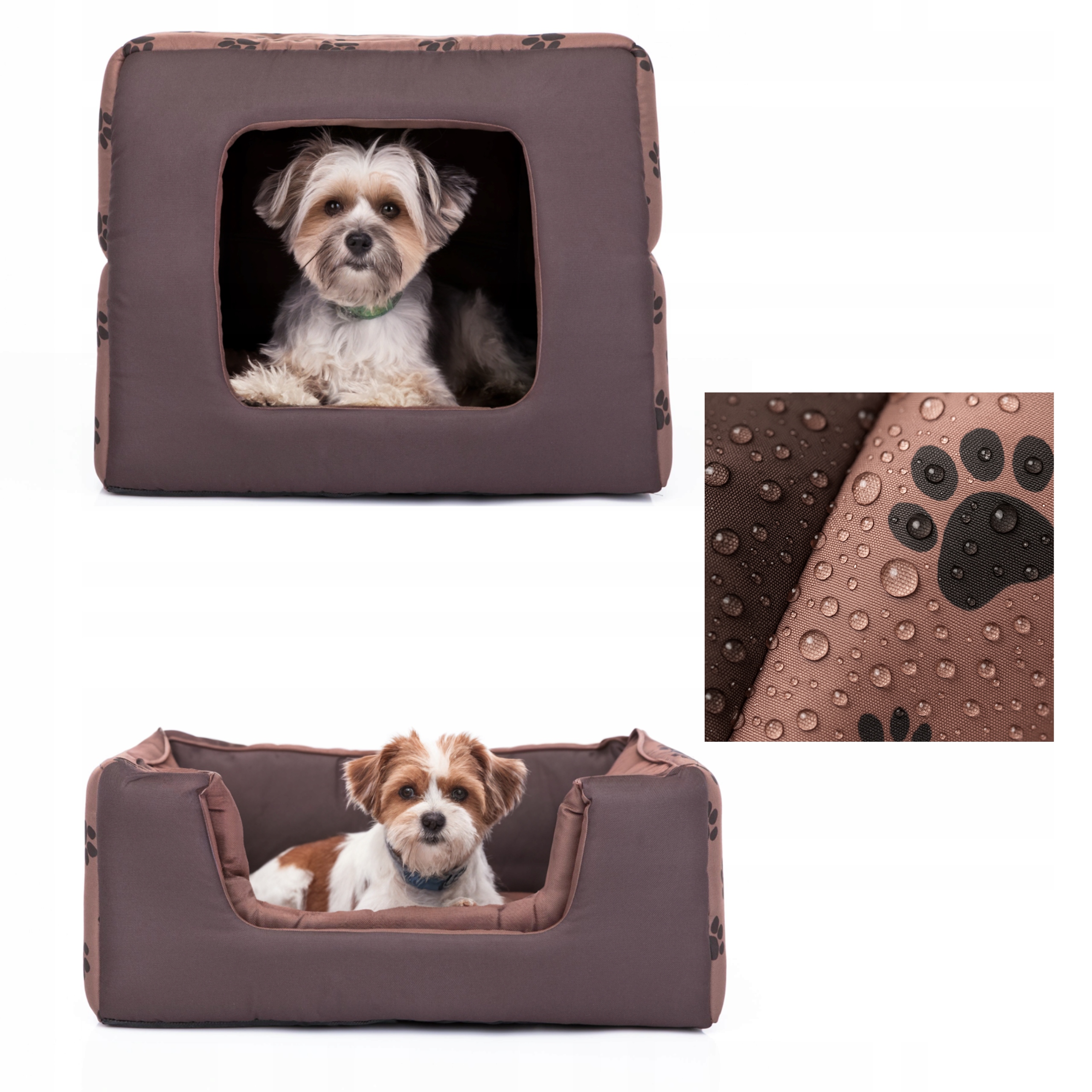 Levně Bouda a Pelíšek v jednom – Domeček pro psa, Pelíšek pro psa 40x40 cm Doggy