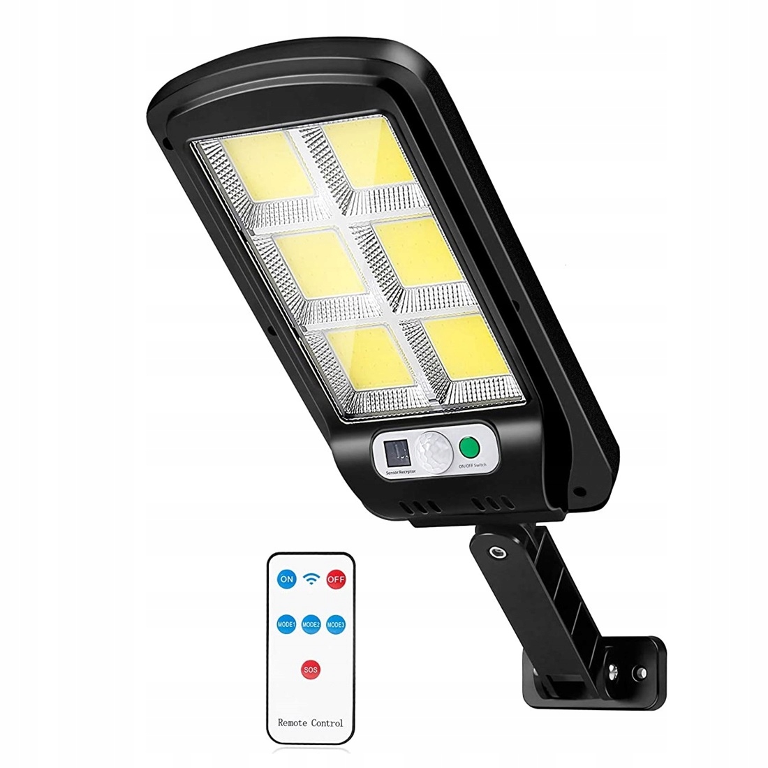 

Lampa Solarna Uliczna Latarnia 120LED Cob + Uchwyt