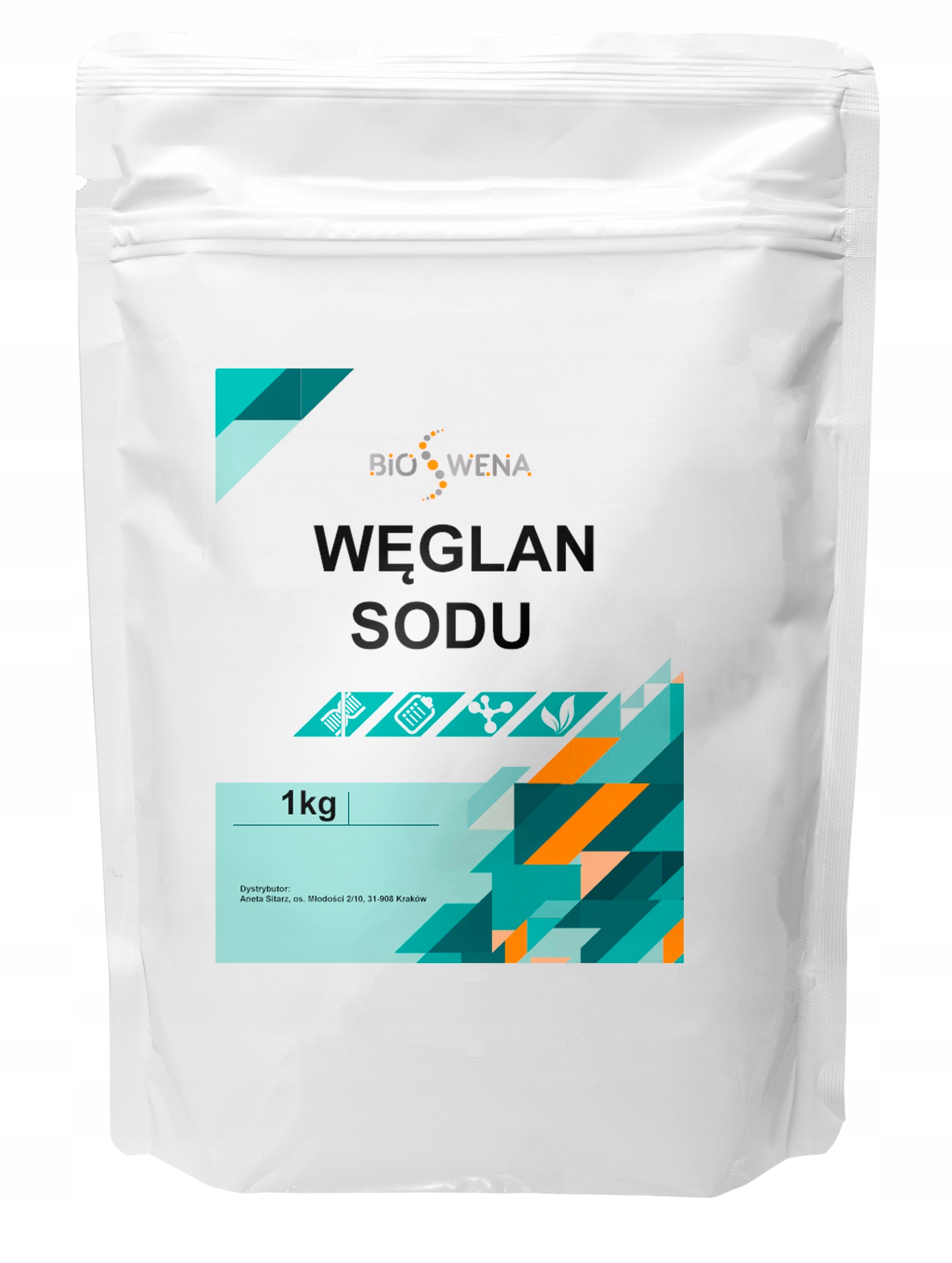 

Soda kalcynowana 1kg Węglan sodu lekki Bioswena