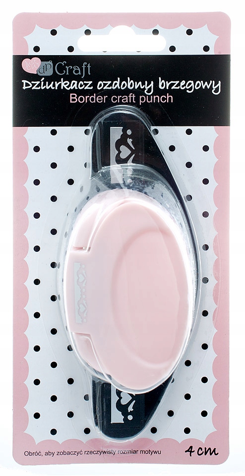Dziurkacz BRZEGOWY SERCA 4cm DpCraft JCDZ-605-010 dp Craft