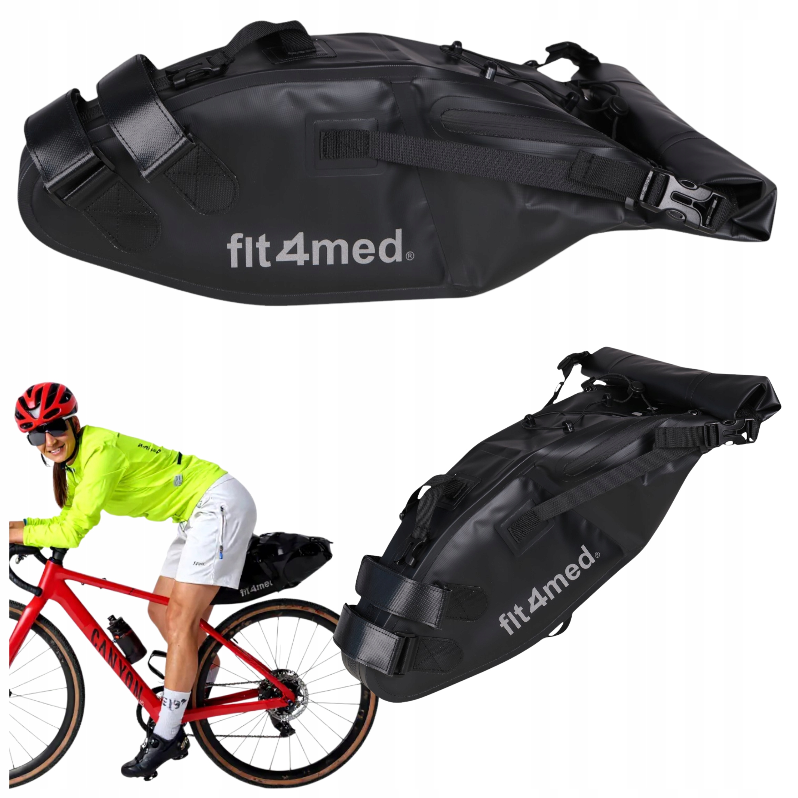 Podsedlová Brašna Na Kolo Brašna Pod Sedlo Bikepacking Voděodolná 6-13 L