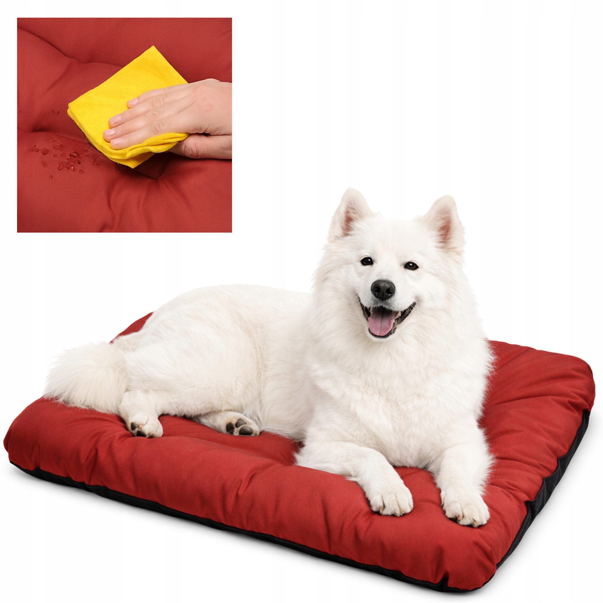 Bordó pelíšek pro psa, polštář 100x70, velký pes