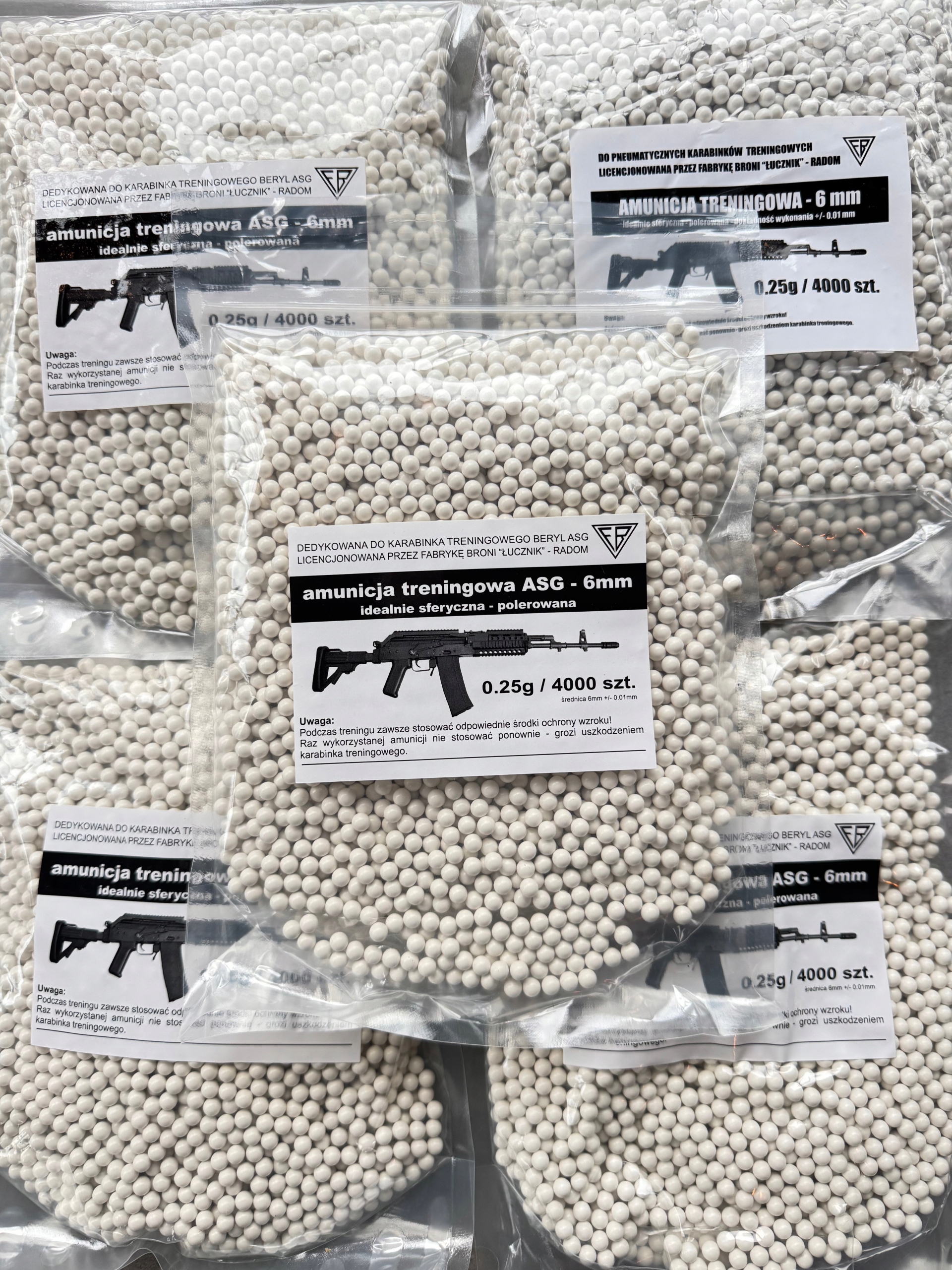 Kuličky Asg Rockets Přesnost Licence Lukostřelec Radom 0,25 g 10 kg 40000 kusů