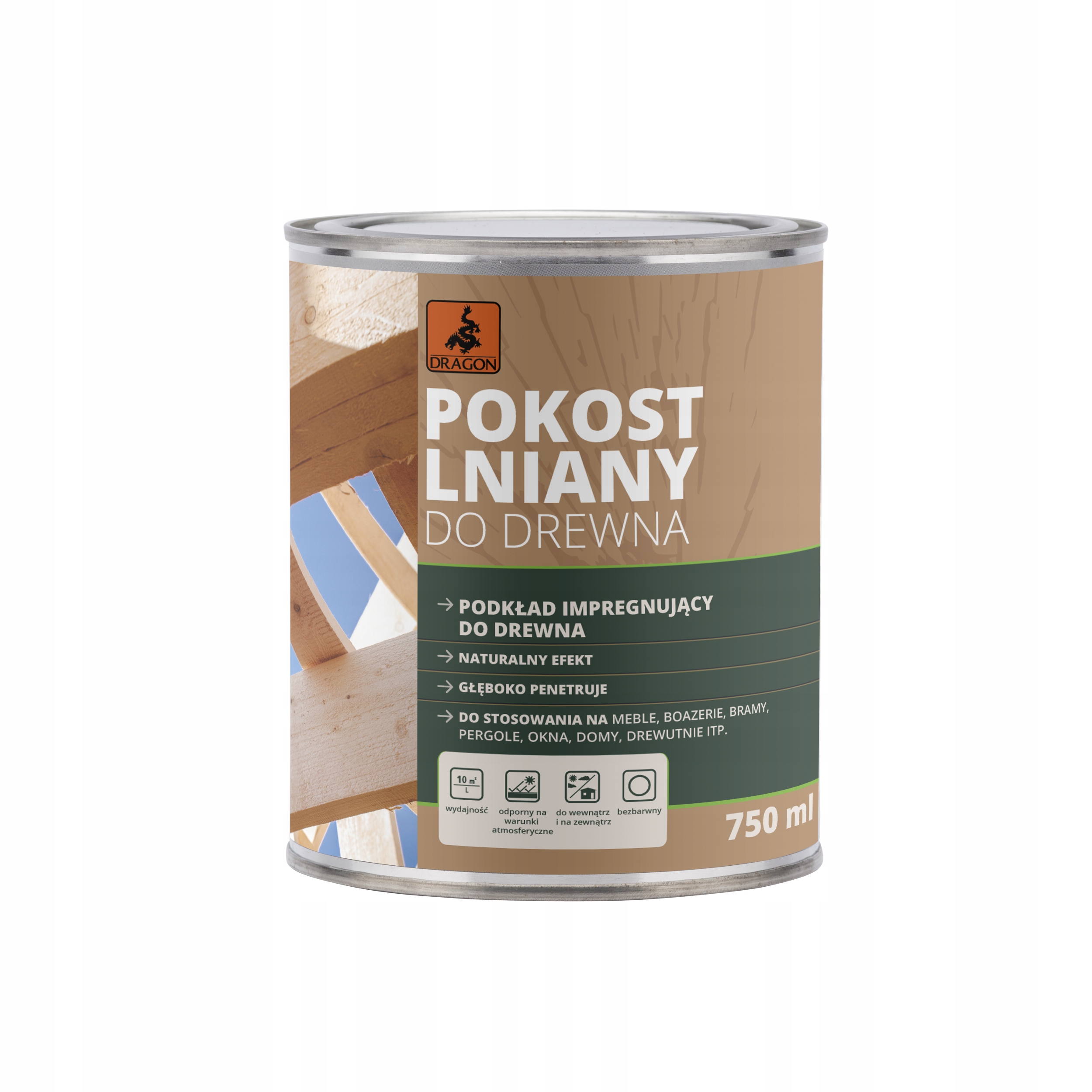 

Pokost Lniany 0,75 L Dragon Olej Lniany