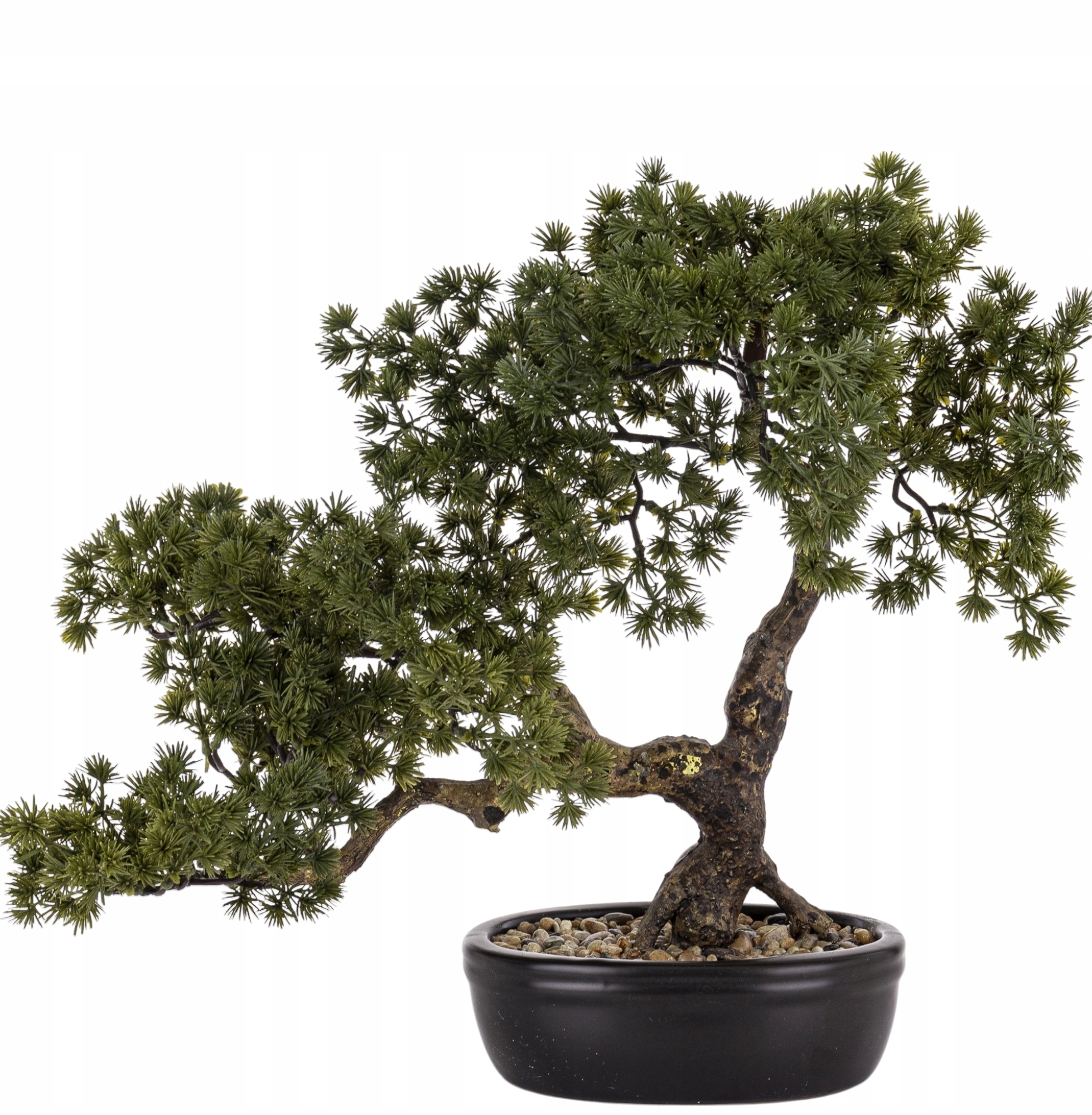 Dekorativní rostlina v květináči, umělý květ stromek bonsai velká, 47 cm