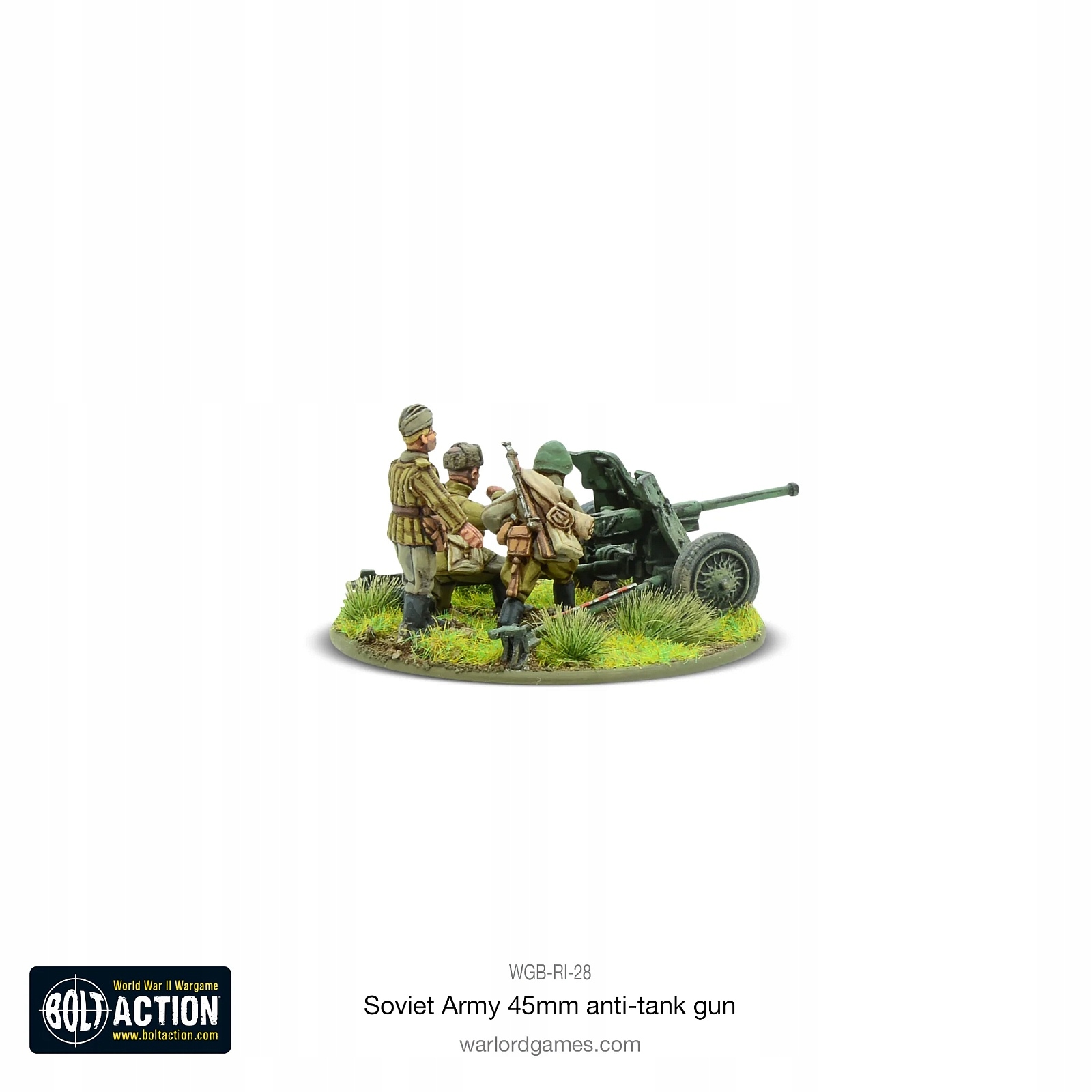 Bolt Action Soviet Army 45mm Anti-Tank Gun System Bolt Action