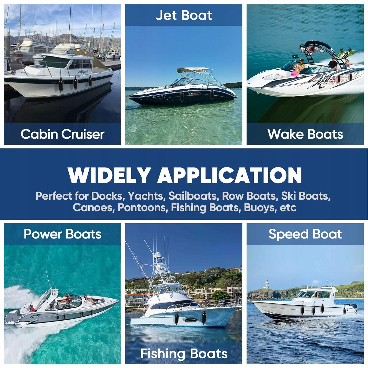 ODBIJACZ JACHTOWY ODBÓJ BURTOWY BIAŁY 40cm GEMINI - SUPER JAKOŚĆ Stan opakowania oryginalne