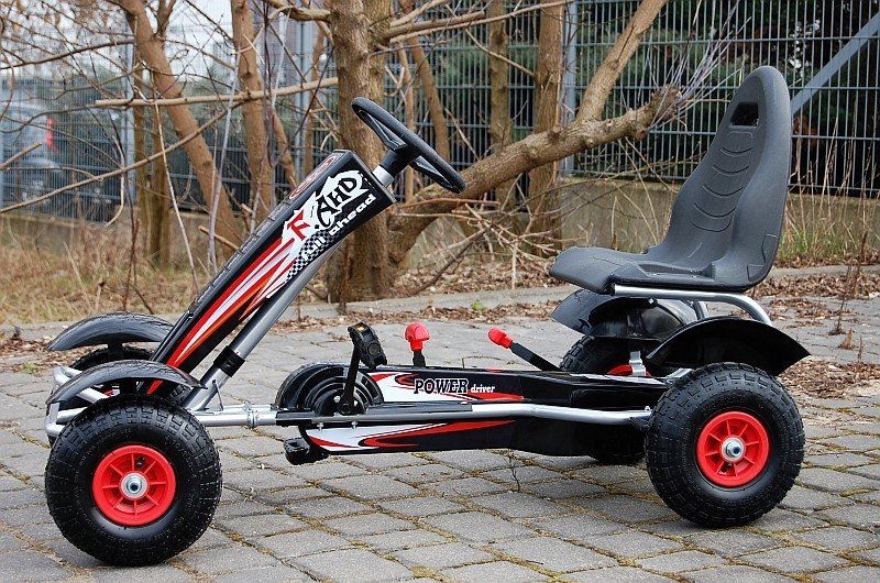 MEGA GOKART POMPOWANE KOŁA 5-12 lat, do 60 kg/8-3 Stan opakowania oryginalne