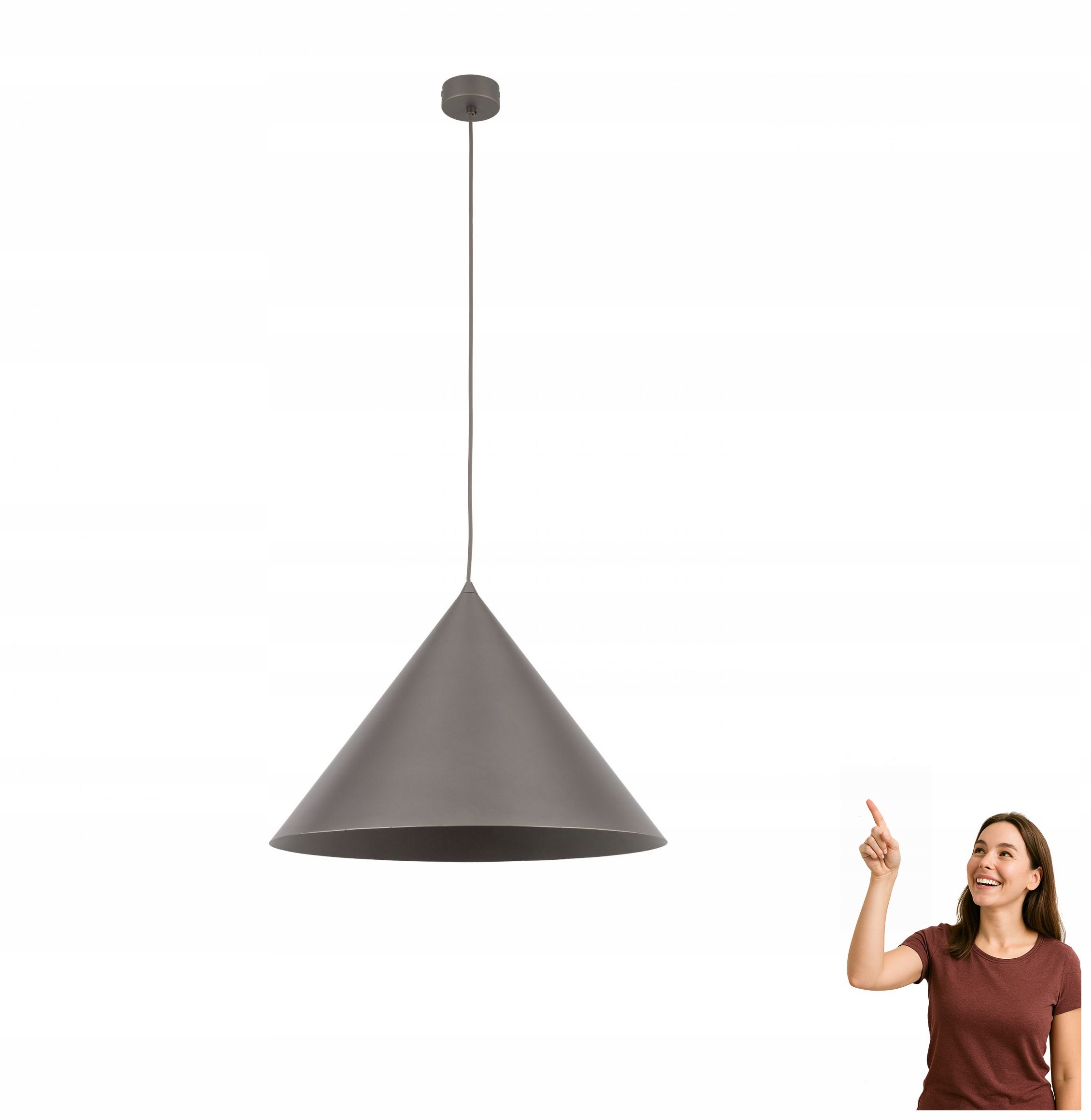 Závesná lampa Cono XL New Brown Tk Lighting