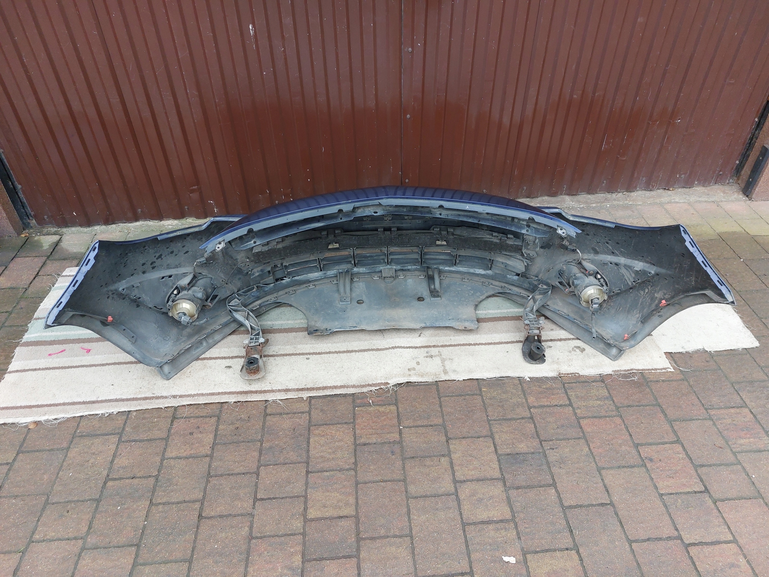 OPEL MERIVA B II bumper front front ORG PDC blue