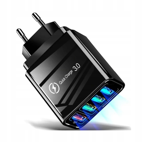 

Szybka Ładowarka Sieciowa 4xUSB Quick Charge 3.0