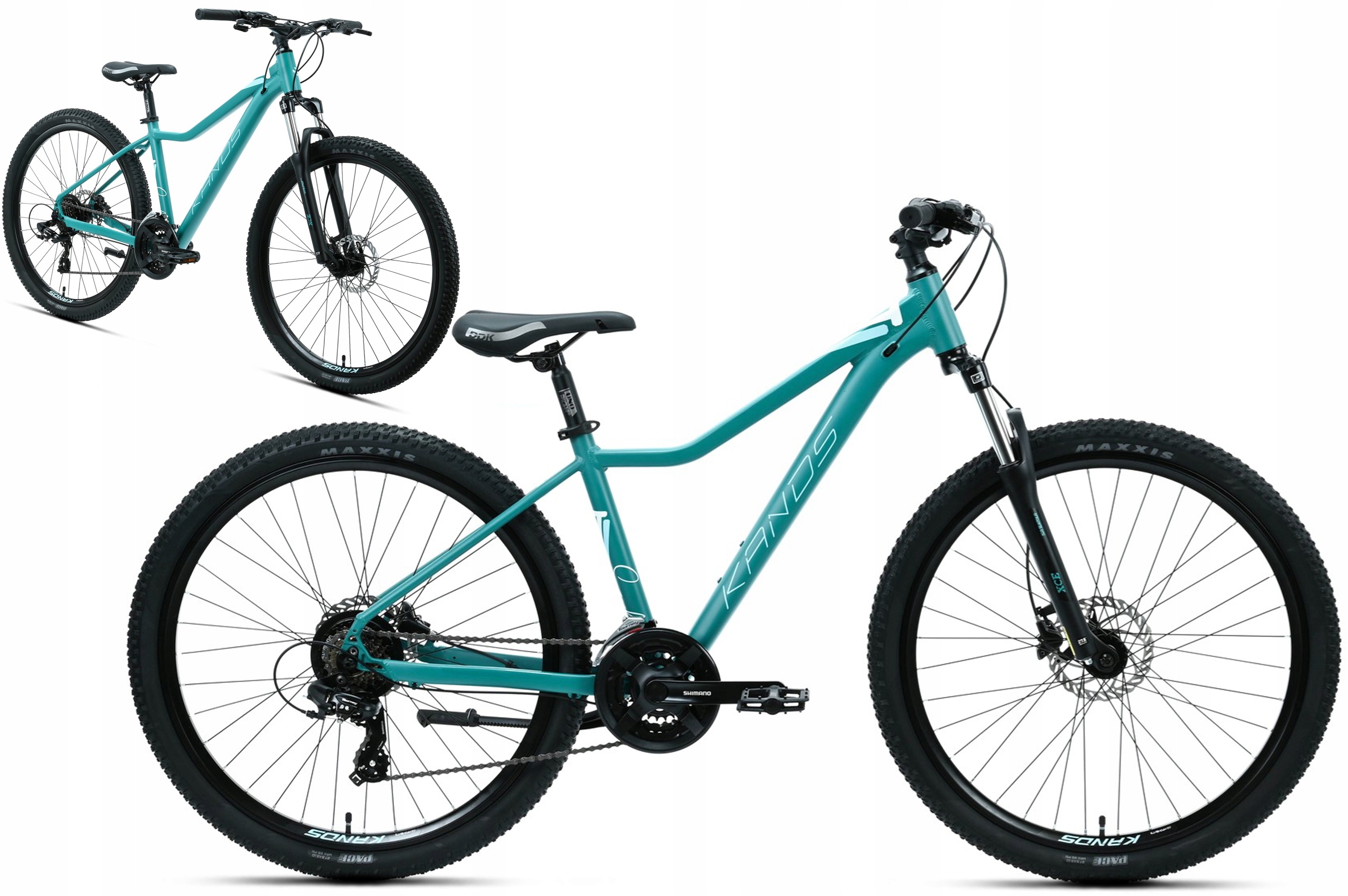 Rower Mtb 27.5" Kands Saphire V1 rama 14" turkusowy R26