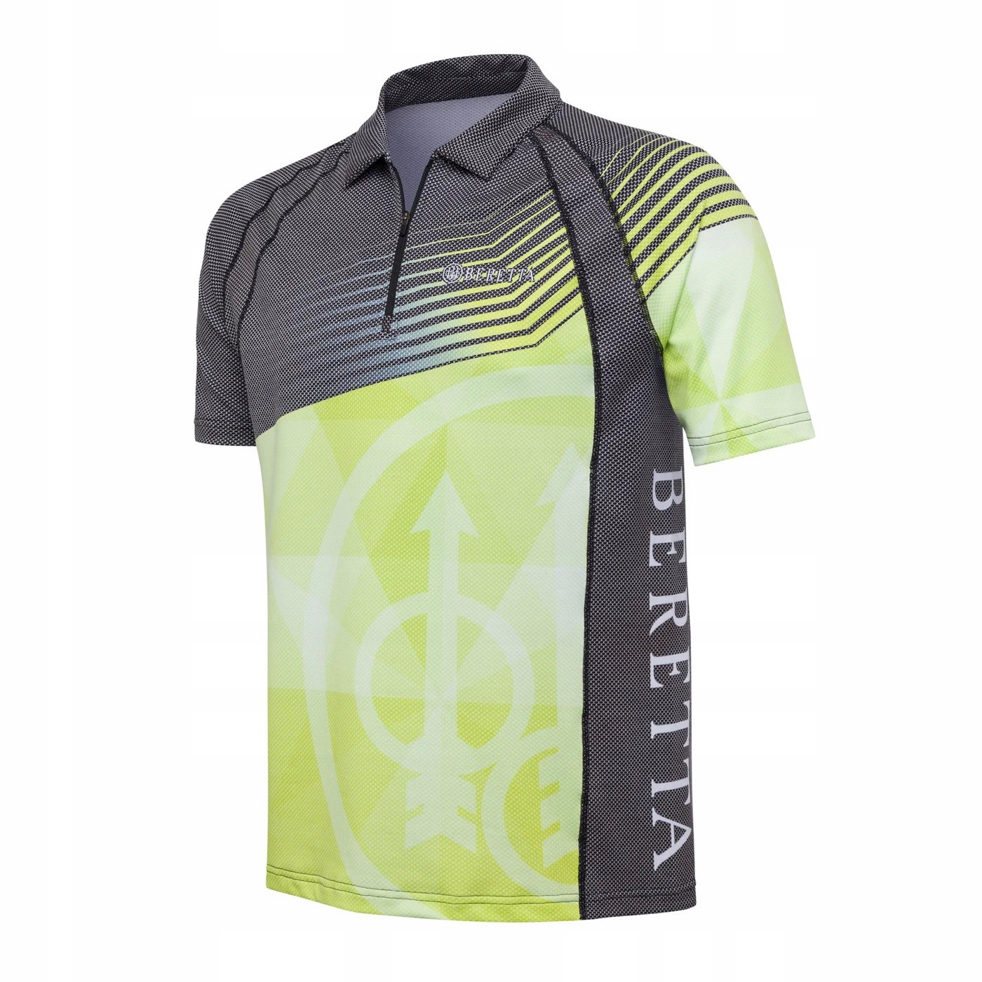 Strzelecka koszulka Polo Beretta Rush Graph MT441 Polo Black & Sulphur M