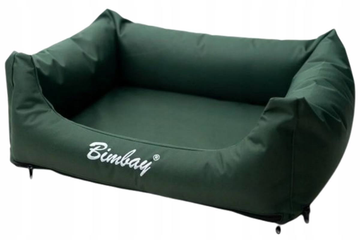 Bimbay Pohovka Pelíšek pro psa Impregnat Lux 1 65x50 cm zeleň, lahvová