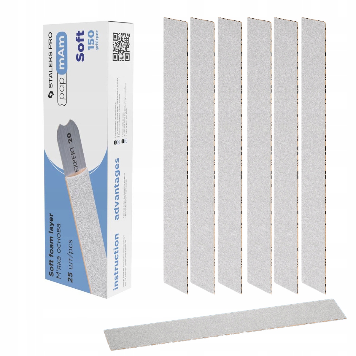 

Staleks 25x Pilnik do paznokci wymienny Prosty 150