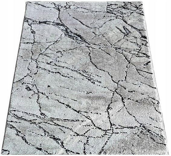 Koberec 120x180 Moderný Do Obývačky Šedá Mäkká Hustá Módna Tkanina