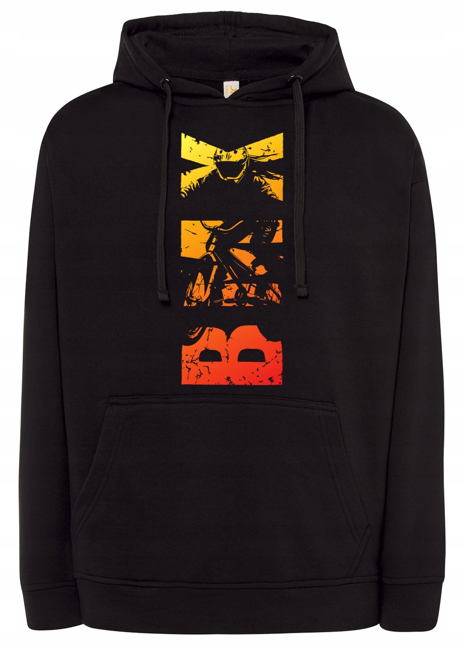 Pánská mikina s kapucí Bmx freestyle dirt flat Pro Ridera 4XL