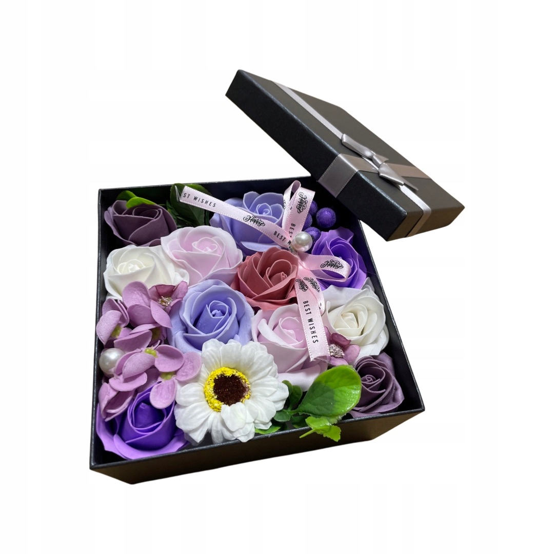 

Flowerbox Róże Mydlane Ala Wieczne Dzień Mamy Ślub